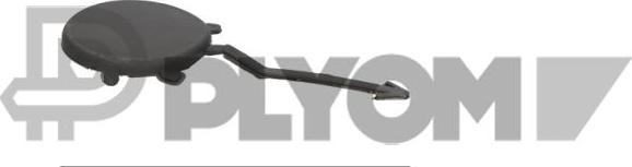 PLYOM P775257 - Acoperire tampon,sistem de remorcare allinparts.ro