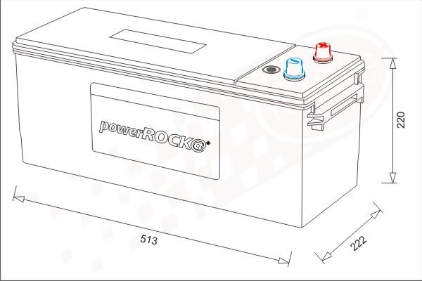 PowerROCK EFB190RML - Baterie de pornire allinparts.ro