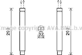Prasco BWD445 - Uscator,aer conditionat - allinparts.ro