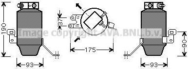 Prasco BWD299 - Uscator,aer conditionat - allinparts.ro