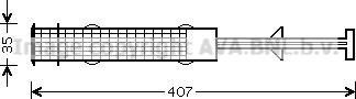 Prasco BWD270 - Uscator,aer conditionat - allinparts.ro