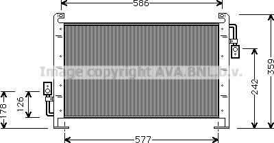 Prasco CR5015 - Condensator, climatizare allinparts.ro