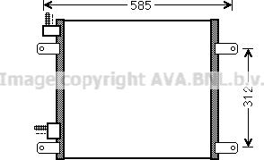Prasco DF5042 - Condensator, climatizare - allinparts.ro
