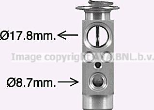 Prasco DF1095 - Supapa expansiune, clima allinparts.ro