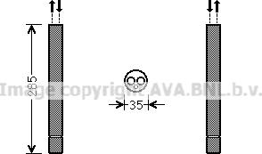 Prasco FDD599 - Uscator,aer conditionat - allinparts.ro