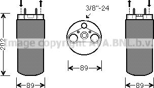 Prasco RTD555 - Uscator,aer conditionat - allinparts.ro