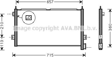 Prasco VL5027 - Condensator, climatizare - allinparts.ro