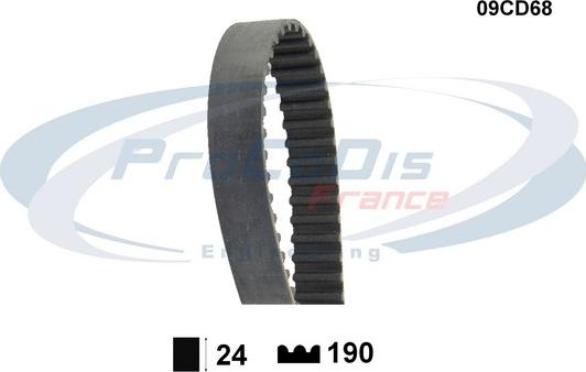 Procodis France 09CD68 - Curea de distributie allinparts.ro