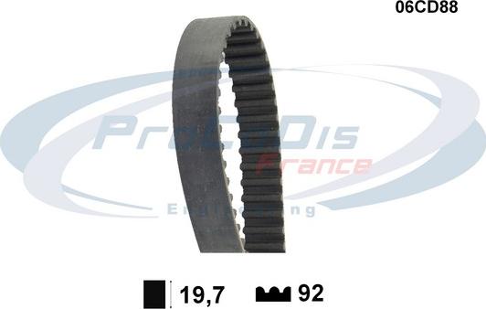 Procodis France 06CD88 - Curea de distributie - allinparts.ro