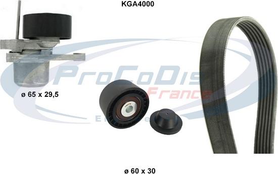 Procodis France KGA4000 - Set curea transmisie cu caneluri - allinparts.ro