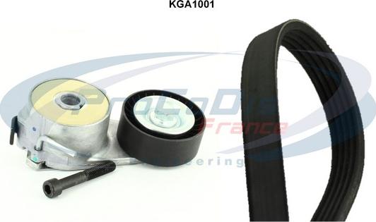 Procodis France KGA1001 - Set curea transmisie cu caneluri - allinparts.ro