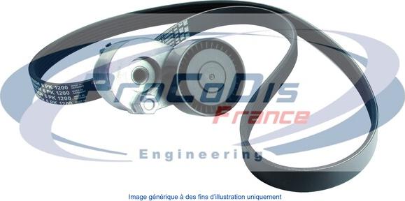 Procodis France KGA2056 - Set curea transmisie cu caneluri allinparts.ro
