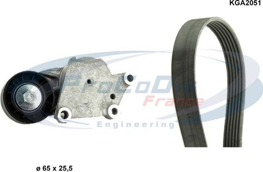 Procodis France KGA2051 - Set curea transmisie cu caneluri - allinparts.ro