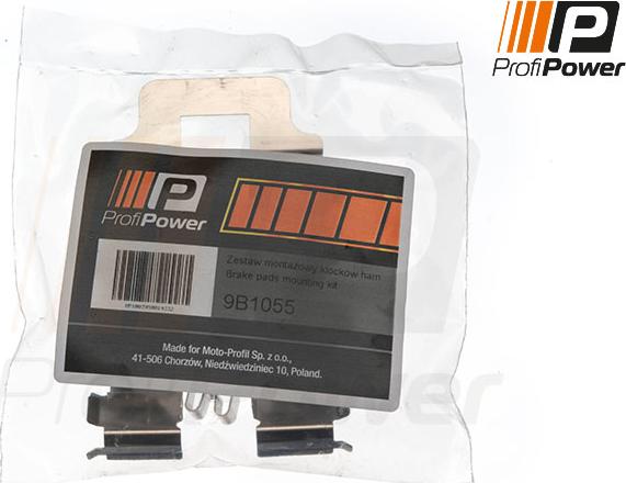 ProfiPower 9B1055 - Set accesorii, placute frana - allinparts.ro