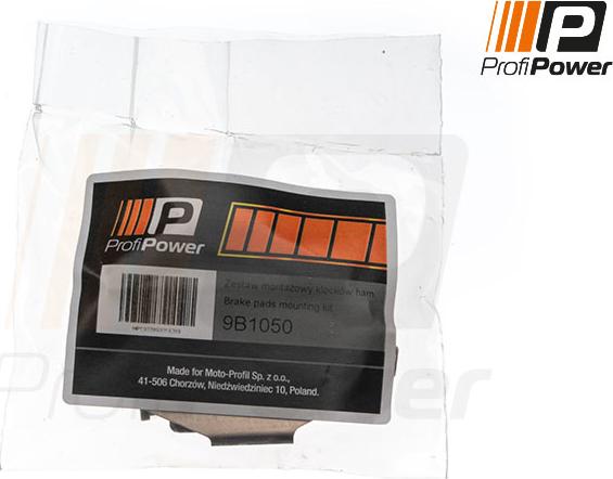 ProfiPower 9B1050 - Set accesorii, placute frana allinparts.ro