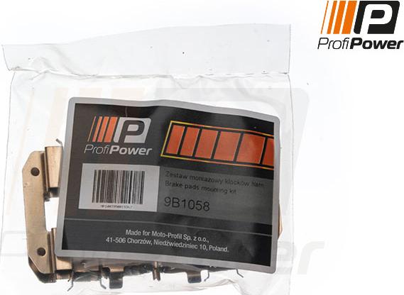 ProfiPower 9B1058 - Set accesorii, placute frana - allinparts.ro