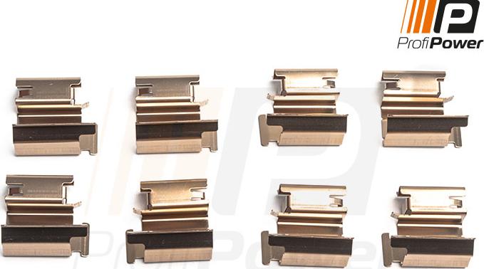ProfiPower 9B1001 - Set accesorii, placute frana - allinparts.ro