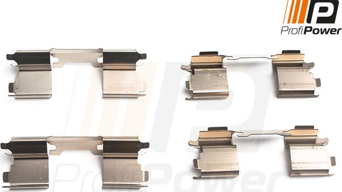 ProfiPower 9B1011 - Set accesorii, placute frana allinparts.ro