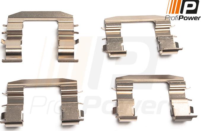 ProfiPower 9B1038 - Set accesorii, placute frana - allinparts.ro