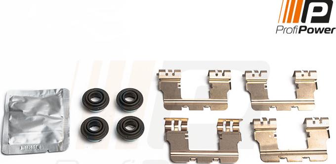 ProfiPower 9B1145 - Set accesorii, placute frana - allinparts.ro