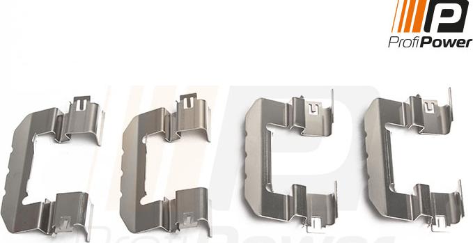 ProfiPower 9B1165 - Set accesorii, placute frana - allinparts.ro