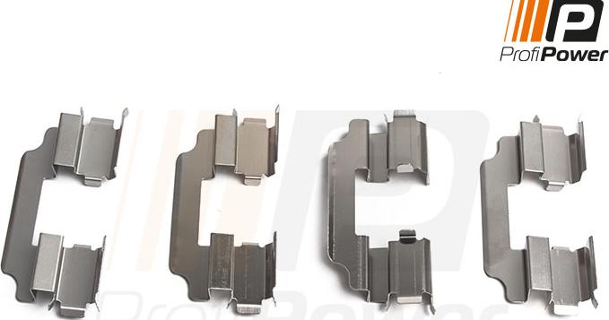 ProfiPower 9B1203 - Set accesorii, placute frana - allinparts.ro