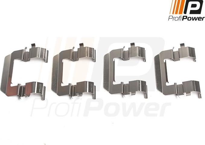 ProfiPower 9B1207 - Set accesorii, placute frana - allinparts.ro
