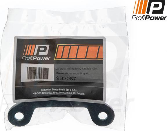 ProfiPower 9B2087 - Set accesorii, saboti frana parcare allinparts.ro