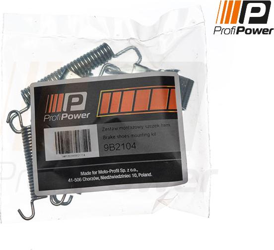 ProfiPower 9B2104 - Set accesorii, sabot de frana - allinparts.ro