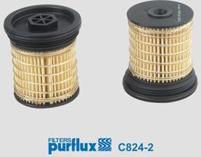 Purflux C824-2 - Filtru combustibil allinparts.ro