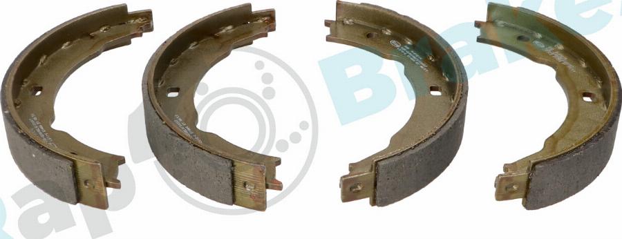 RAP BRAKES R-S0216 - Set saboti frana, frana de mana - allinparts.ro