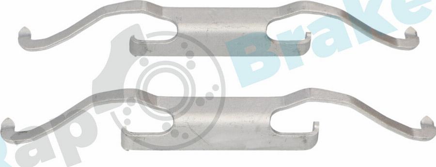 RAP BRAKES R-U0216 - Set accesorii, placute frana - allinparts.ro