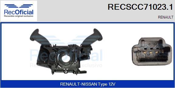 RECOFICIAL RECSCC71023.1 - Unitate de comanda, comutator coloana directie allinparts.ro
