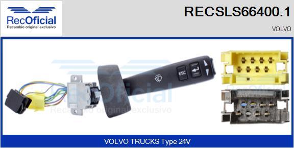 RECOFICIAL RECSLS66400.1 - Comutator coloana directie allinparts.ro
