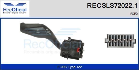 RECOFICIAL RECSLS72022.1 - Comutator coloana directie - allinparts.ro