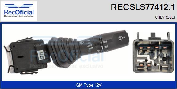 RECOFICIAL RECSLS77412.1 - Comutator coloana directie allinparts.ro
