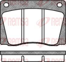 Remsa 0037.00 - Set placute frana,frana disc - allinparts.ro
