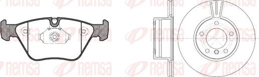 Remsa 8963.00 - Set frana, frana disc - allinparts.ro