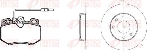 Remsa 8170.02 - Set frana, frana disc - allinparts.ro
