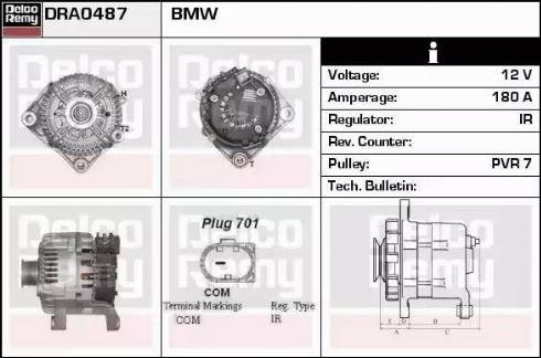 Remy DRA0487 - Generator / Alternator - allinparts.ro