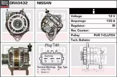 Remy DRA0432 - Generator / Alternator - allinparts.ro