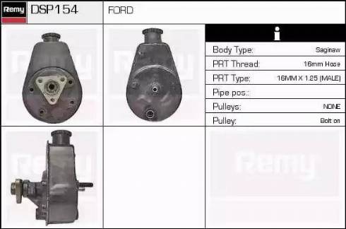 Remy DSP154 - Pompa hidraulica, sistem de directie - allinparts.ro