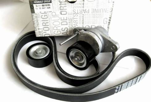 RENAULT 117206746R - Set curea transmisie cu caneluri allinparts.ro