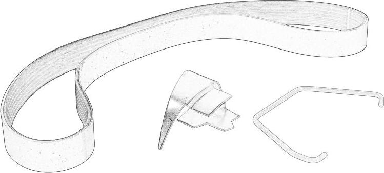 RENAULT 117203866R - Set curea transmisie cu caneluri allinparts.ro