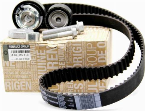 RENAULT 130C11551R - Set curea de distributie allinparts.ro