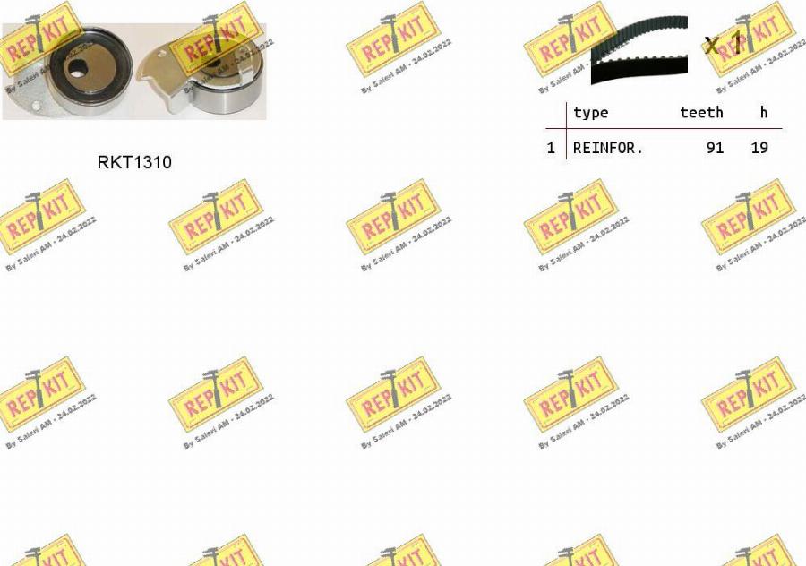 REPKIT RKTK1143 - Set curea de distributie - allinparts.ro
