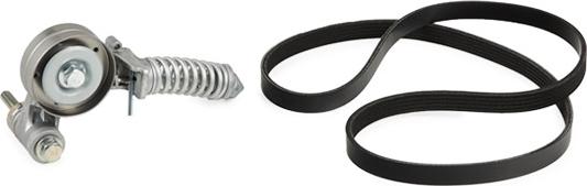 RIDEX 542R0116 - Set curea transmisie cu caneluri allinparts.ro