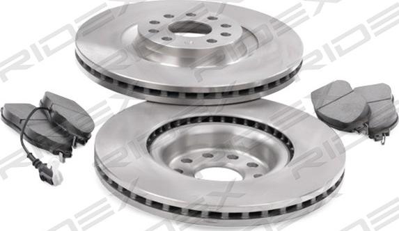 RIDEX 3405B0424 - Set frana, frana disc allinparts.ro