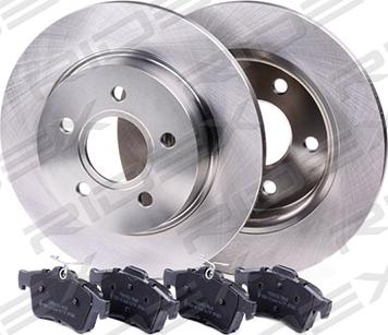 RIDEX 3405B0116 - Set frana, frana disc allinparts.ro