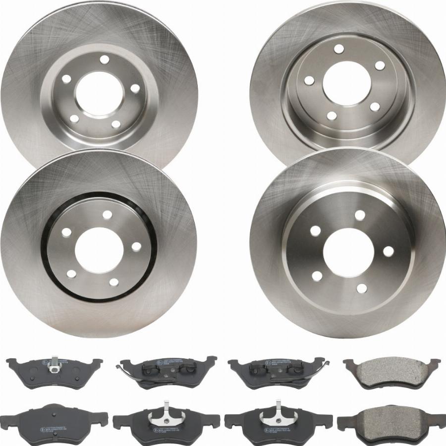 RIDEX 3405B0375 - Set frana, frana disc - allinparts.ro